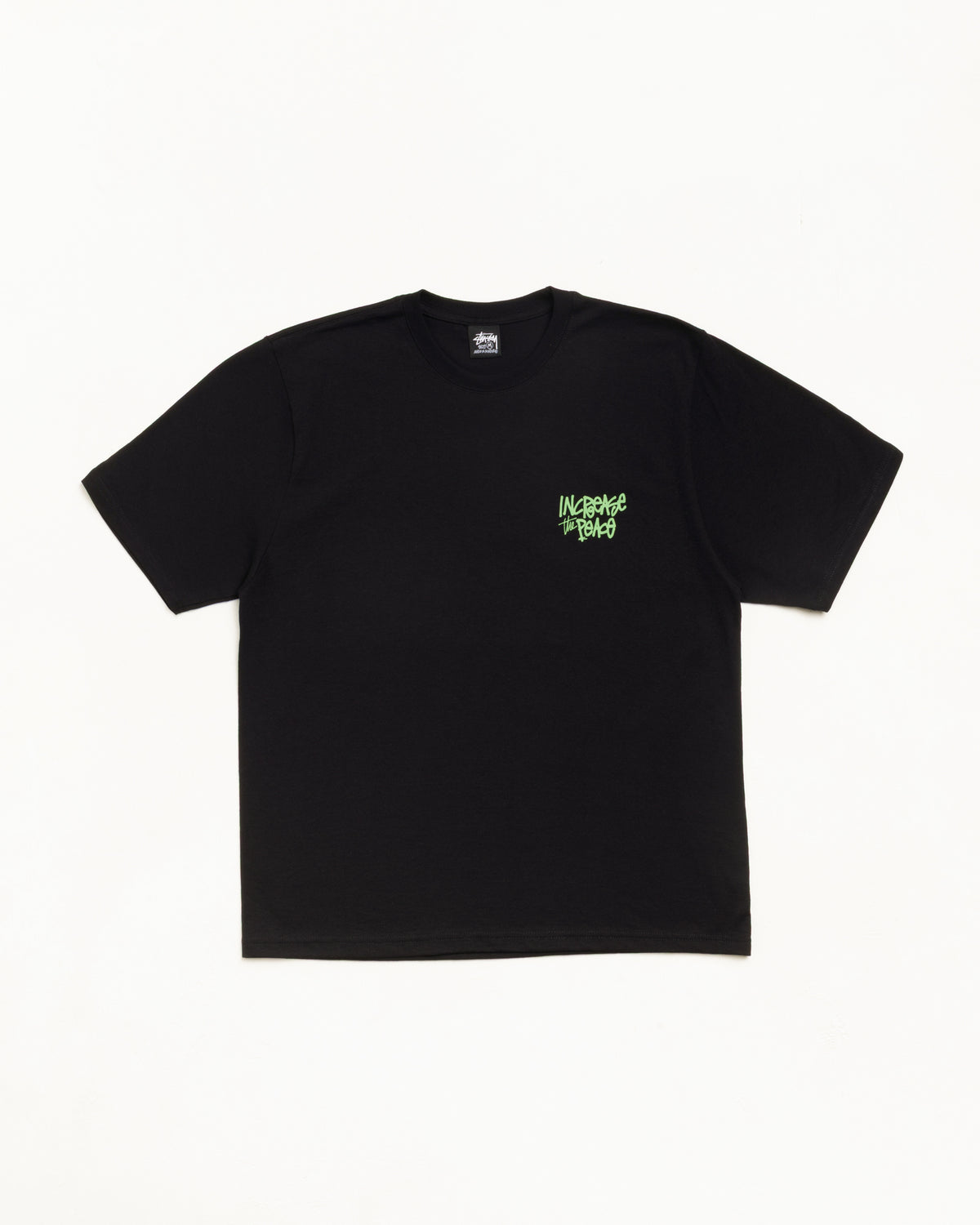 Peace Increased Tee Unisex Short Sleeve In Black
