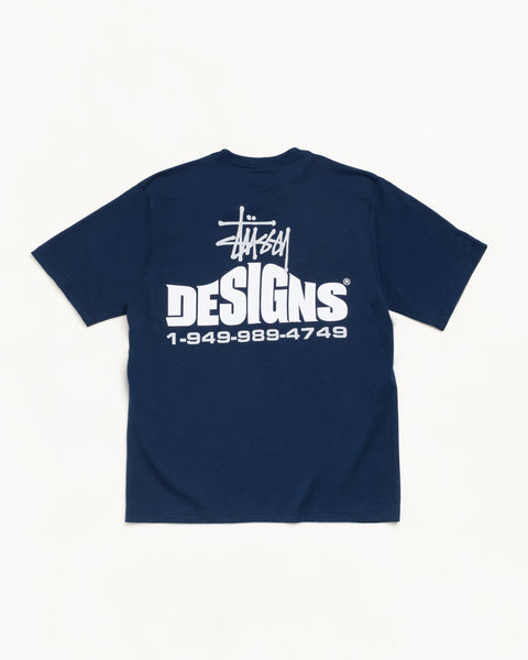 Designs Tee Unisex Short Sleeve In Navy