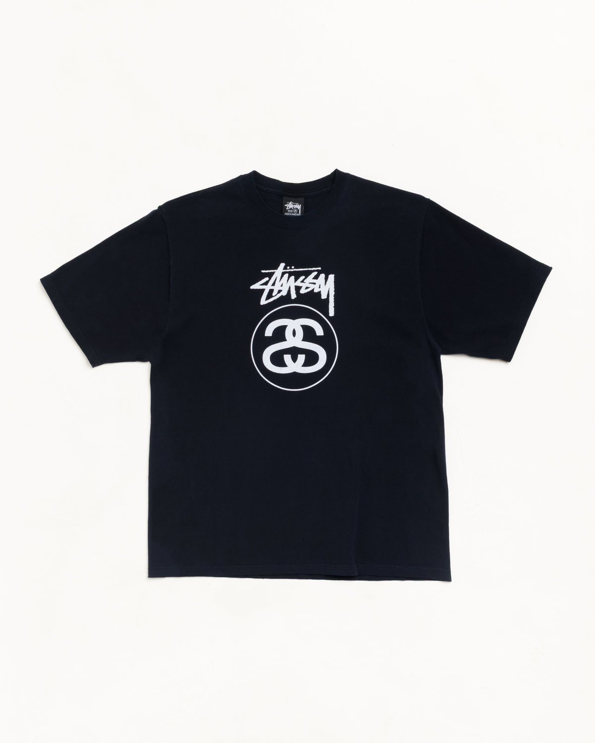 Stock Link Tee Unisex Short Sleeve In Black