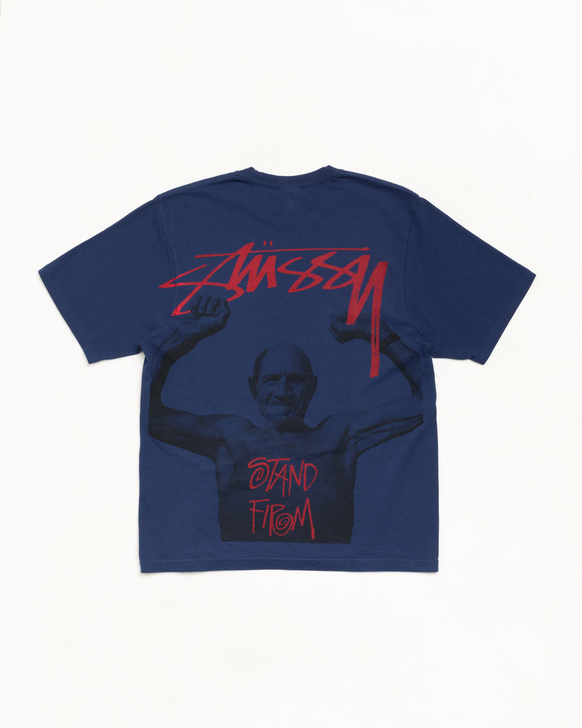 Stand Firm Pig. Dyed Tee Unisex Short Sleeve In Midnight