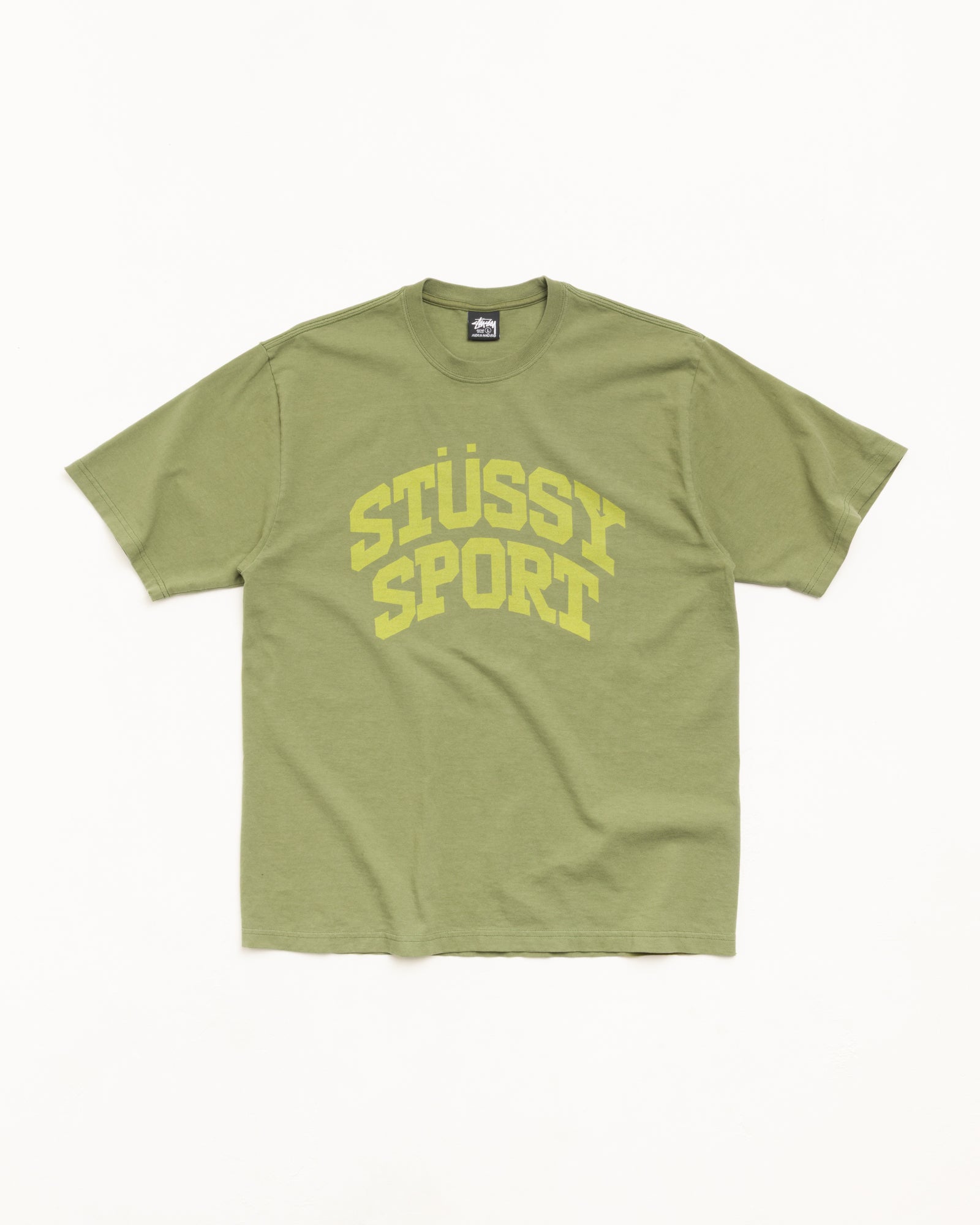 Block Sport Tee Unisex Short Sleeve In Olive | hero:main:collection:new-arrivals,shirts,tops-shirts,all,tees,outerwear,denim,knits,accessories,sunglasses,hoodies,sweats,mens-hoodies-sweatshirts,shorts,pants,bottoms,crew-sweats,zip-ups,swim,sweatpants,graphics,lazy-tees,swim,basic-9twenty,button-ups,shorts,cargos,denim-jeans,bottoms,bags,belts,wearables,gear,footwear,button-ups,basic-tops,jerseys,big-ol,classics,slim,jackets,all, | product-card-slider
