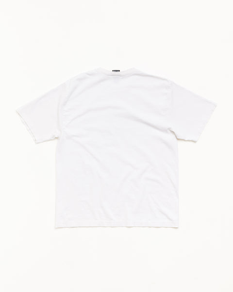 Block Sport Tee Unisex Short Sleeve In White