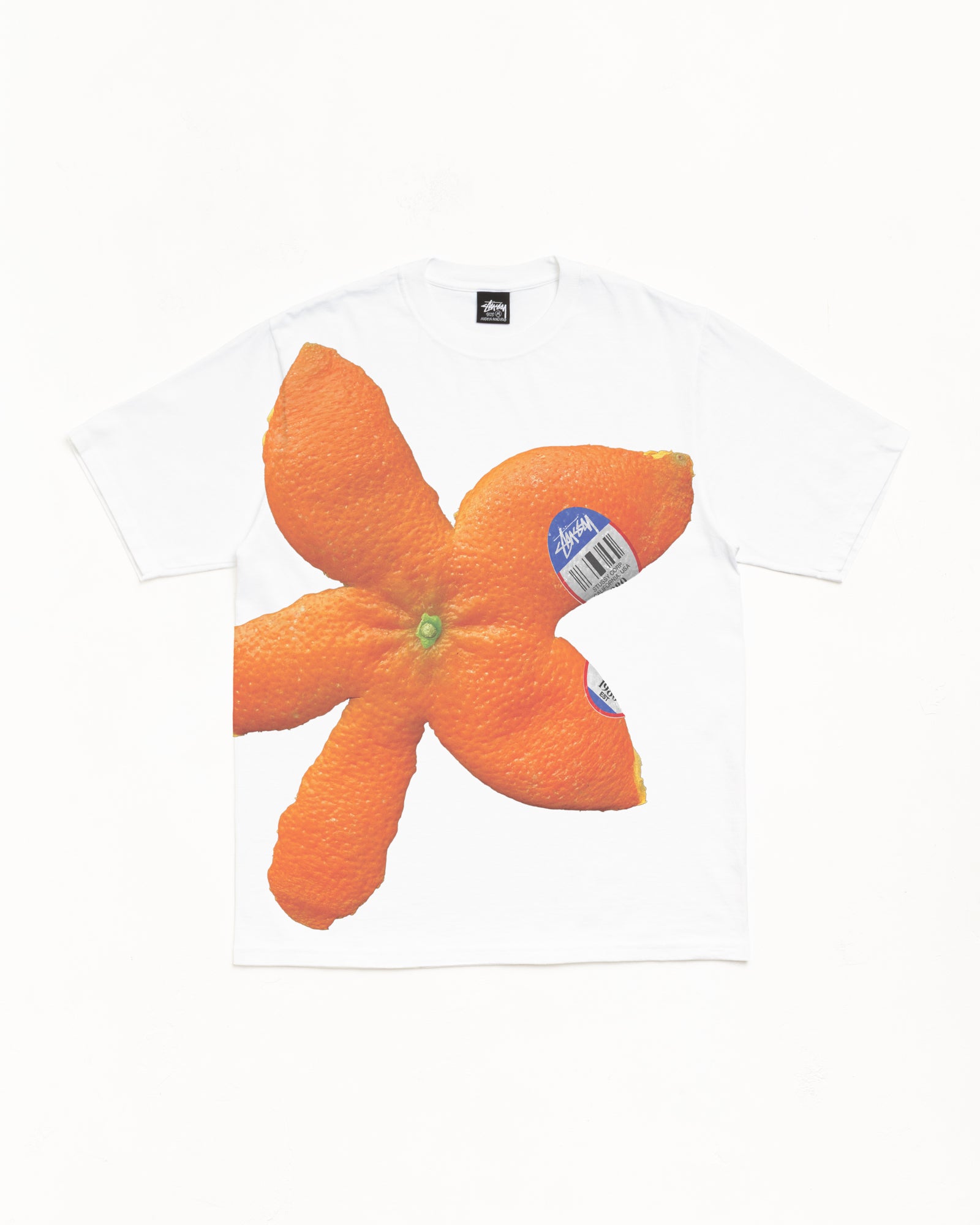 Citrus Tee Mens Short Sleeve In White