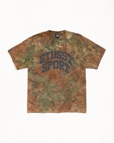Camo Block Sport Tee Unisex Short Sleeve In Brown Camo
