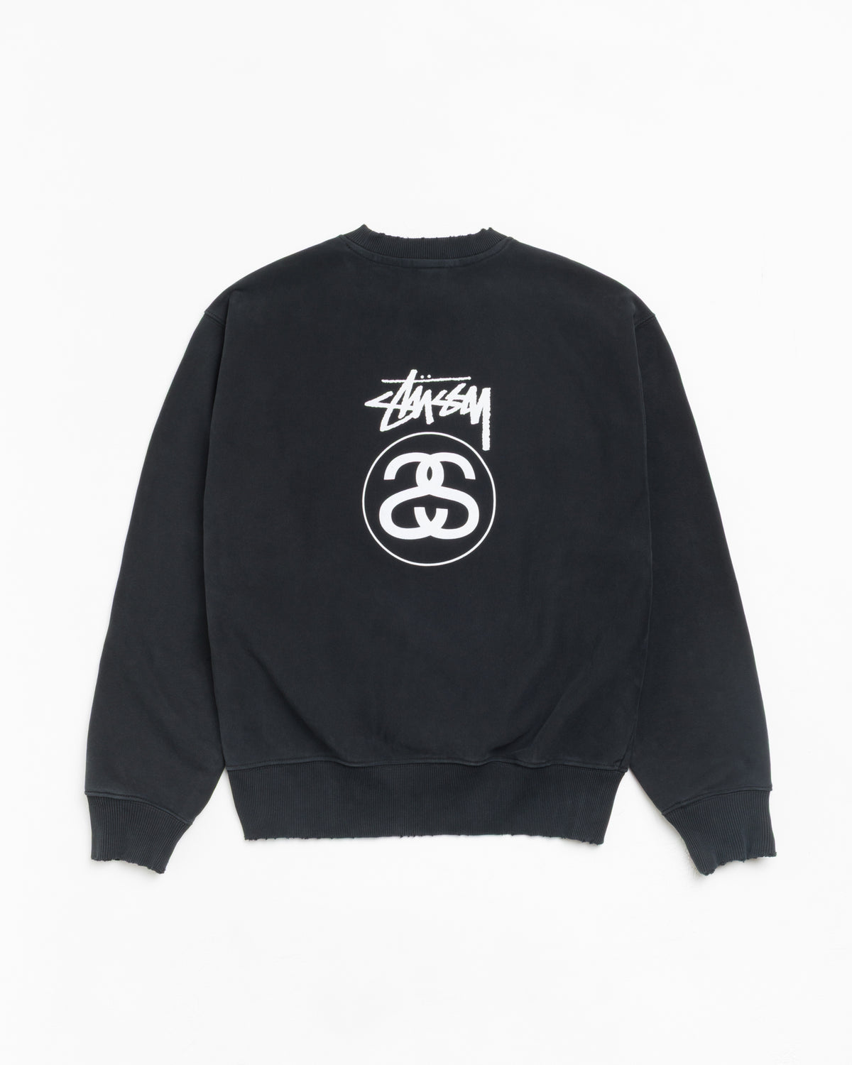 Stock Link Crew Unisex Long Sleeve In Black