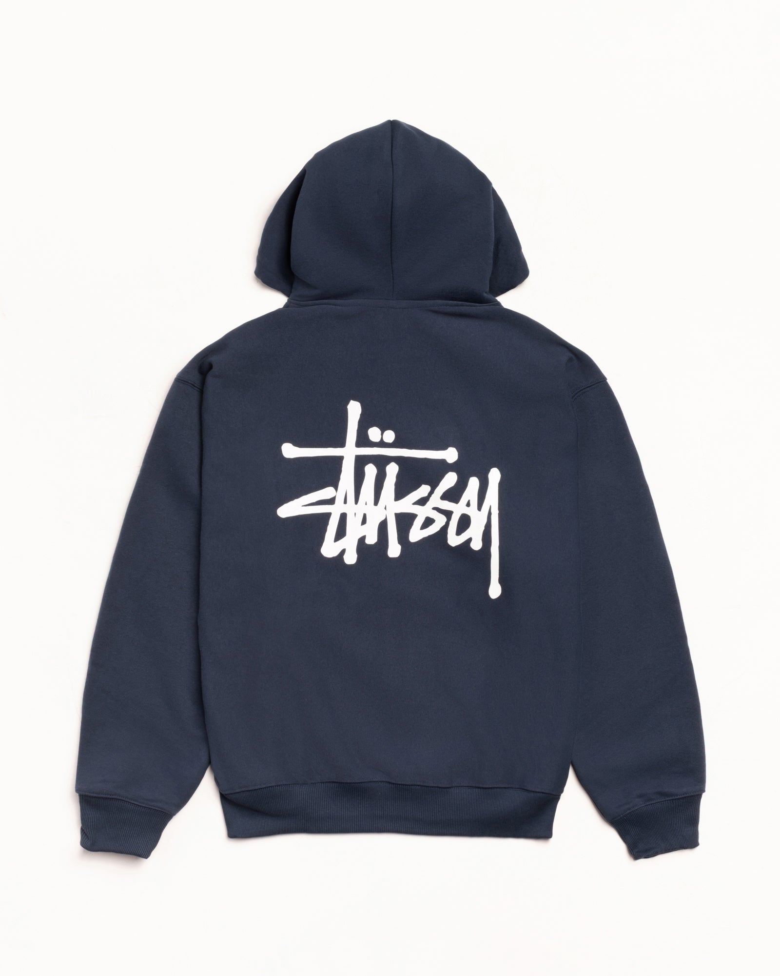 Basic Stussy Hood Mens Long Sleeve In Navy