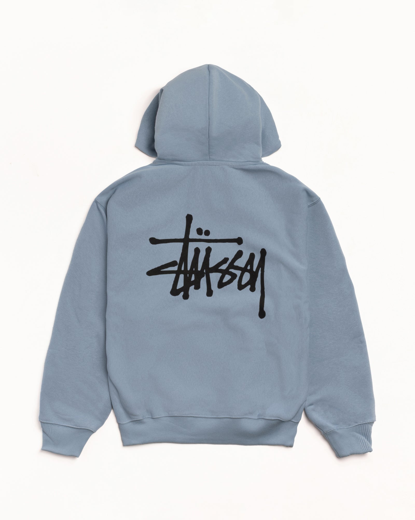 Basic Stussy Hood Mens Long Sleeve In Slate