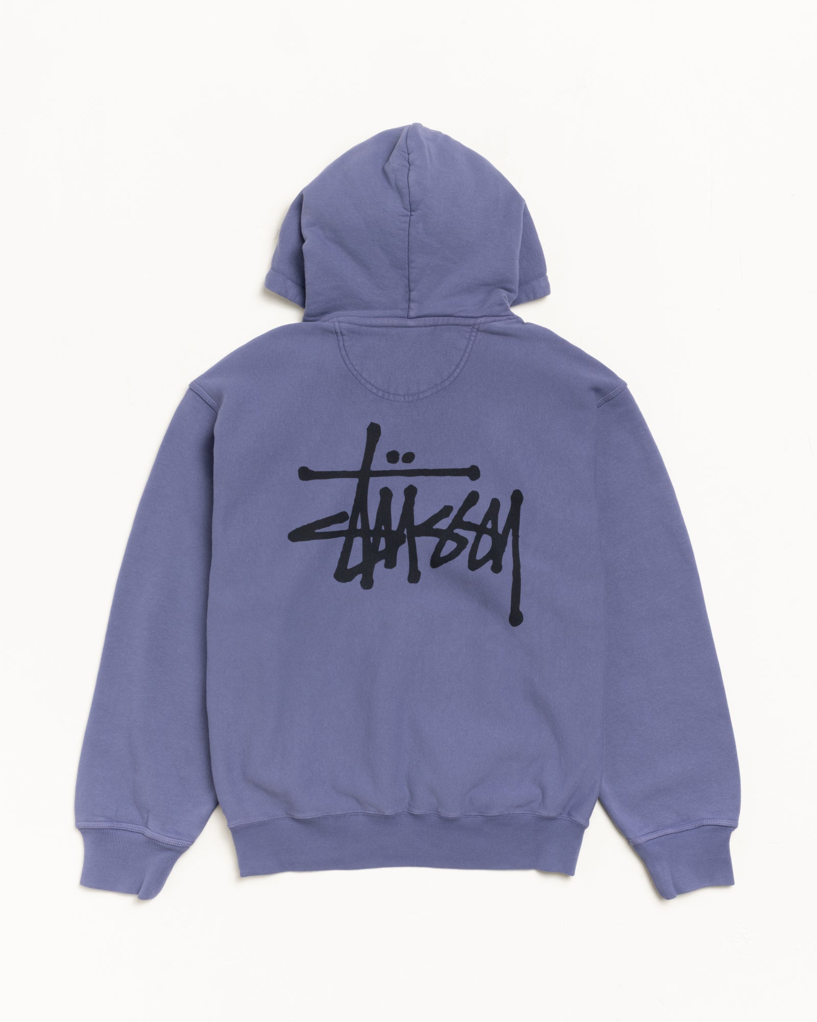 Basic Stüssy Hoodie Pigment Dyed – Grape | Sweats | Stüssy Korea