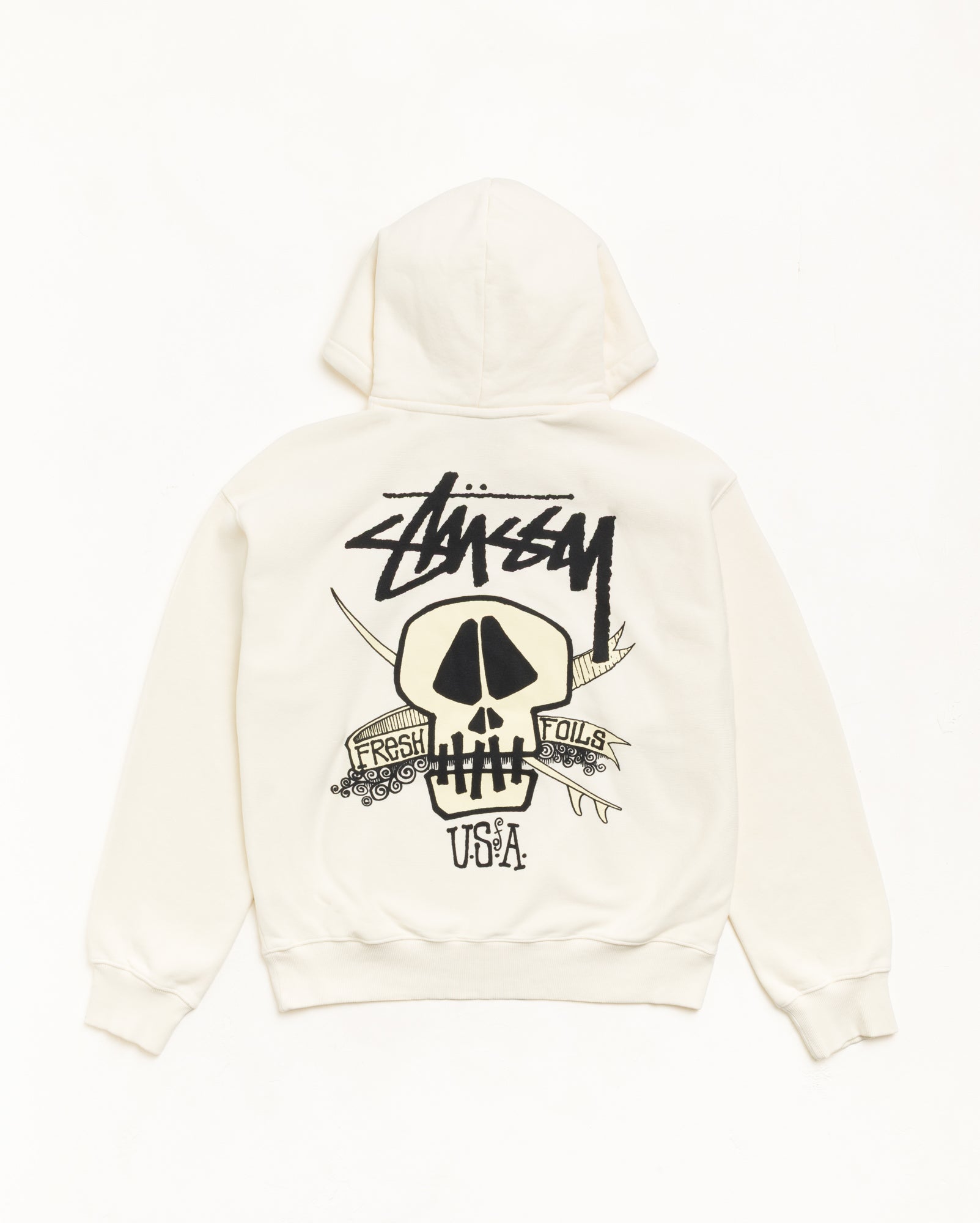 Fresh Foils Hoodie Garment Dyed - Bone | Sweats | Stüssy Korea