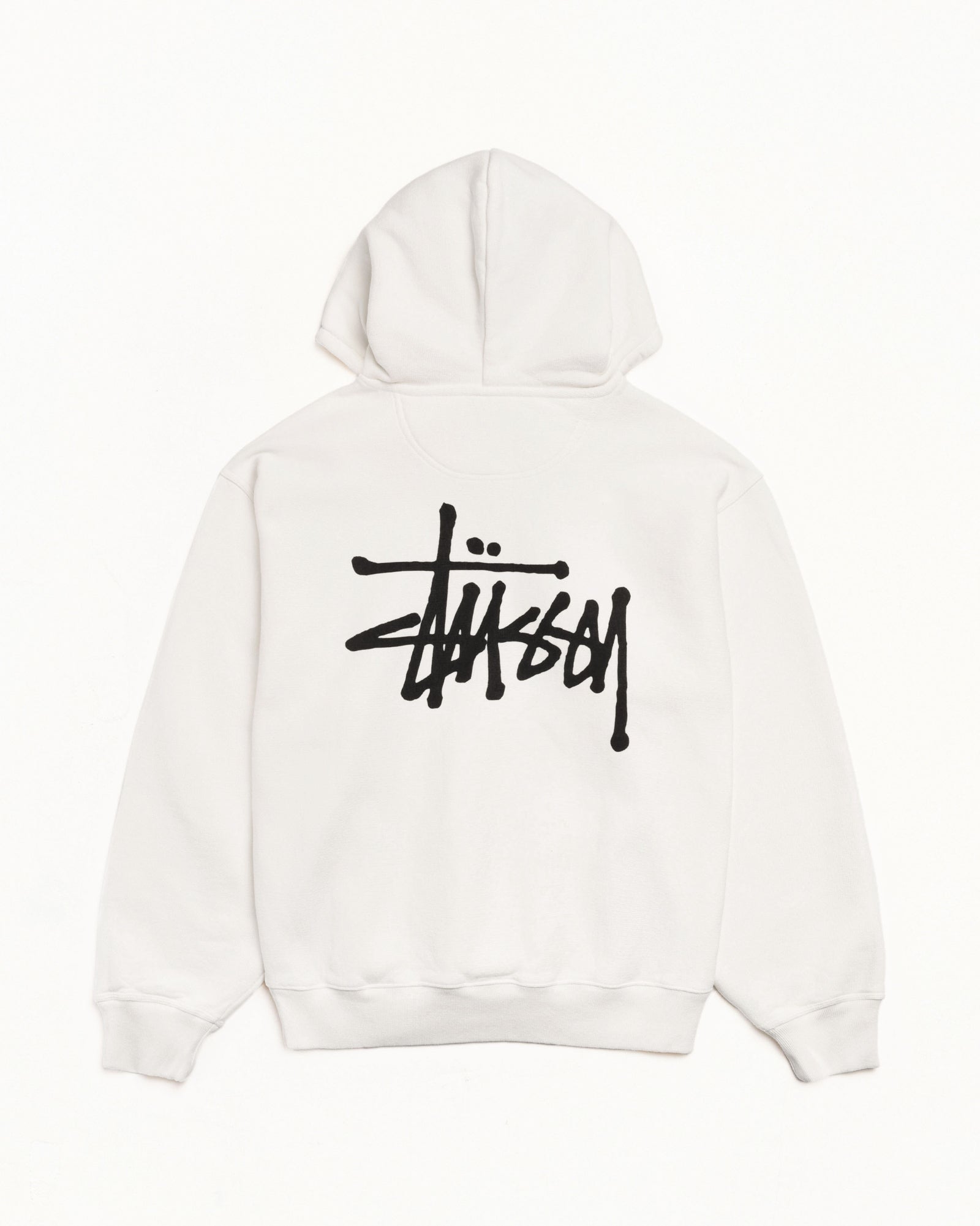 Basic Stussy Pig Dyed Zip Hood Mens Long Sleeve In Natural