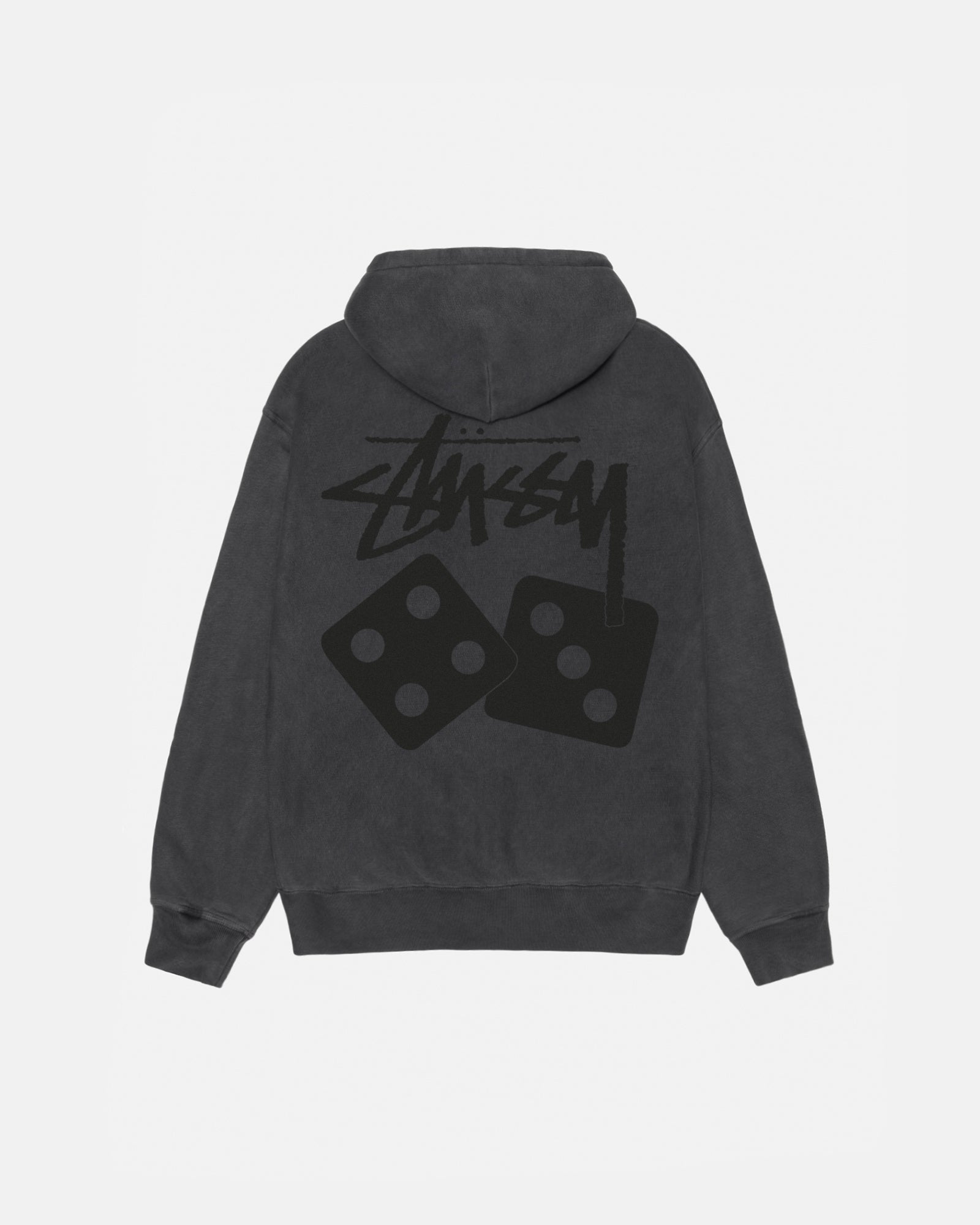 Dice Zip Hoodie Pigment Dyed – Black | Sweats | Stüssy Korea