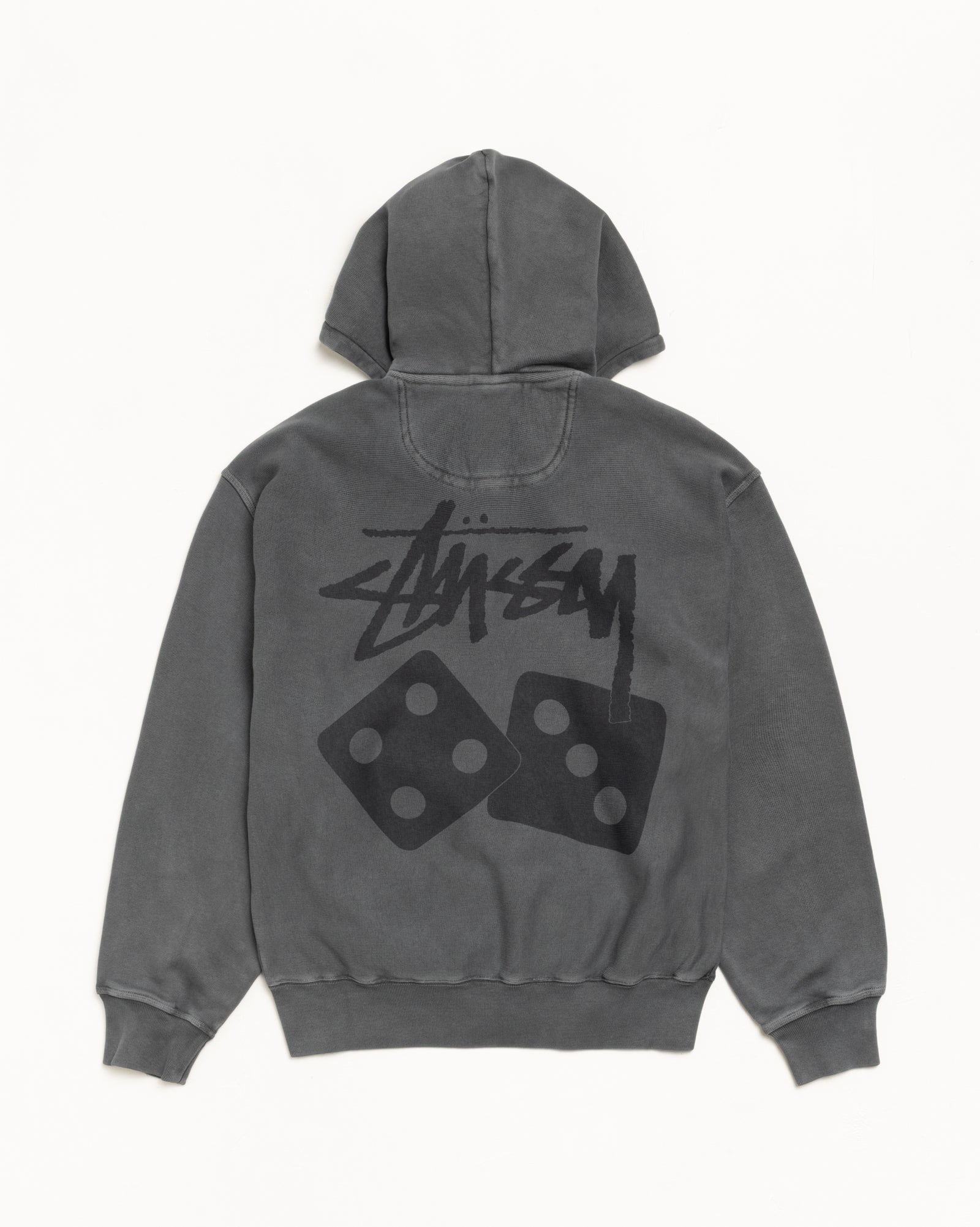 Dice Pigment Dyed Zip Hood