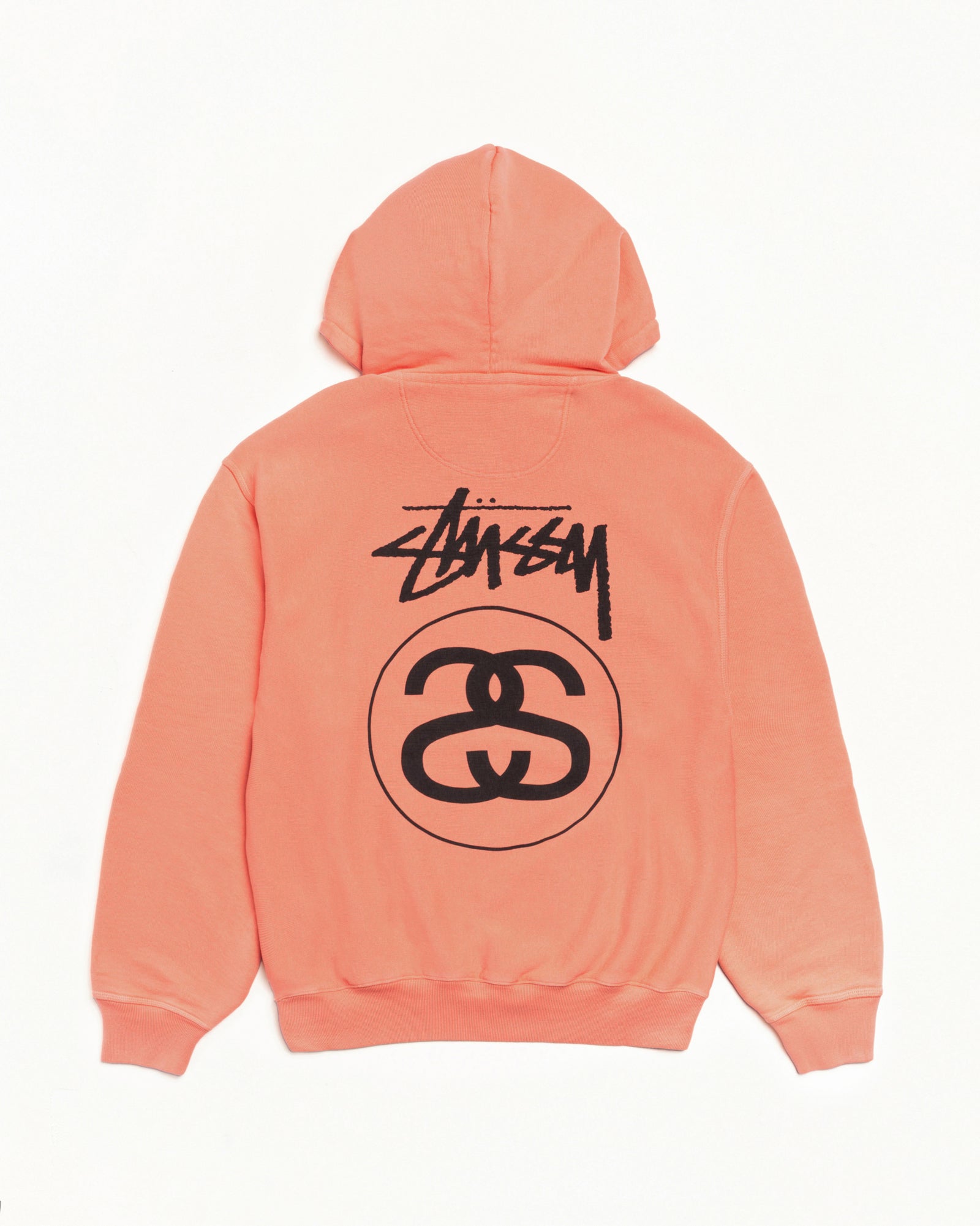 Stock Link Zip Hoodie Pigment Dyed – Sherbert | Sweats | Stüssy Korea