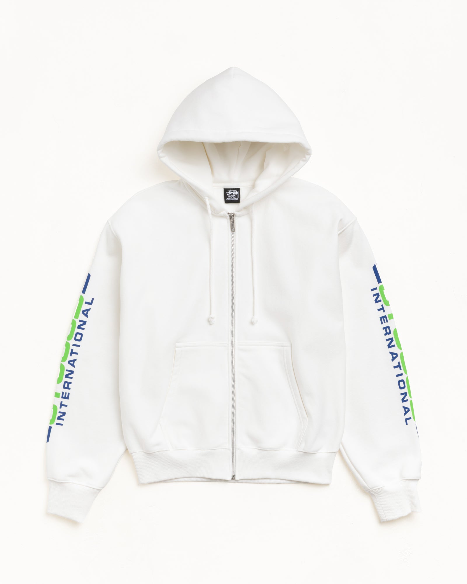 Blade Zip Hood Mens Long Sleeve In Off White