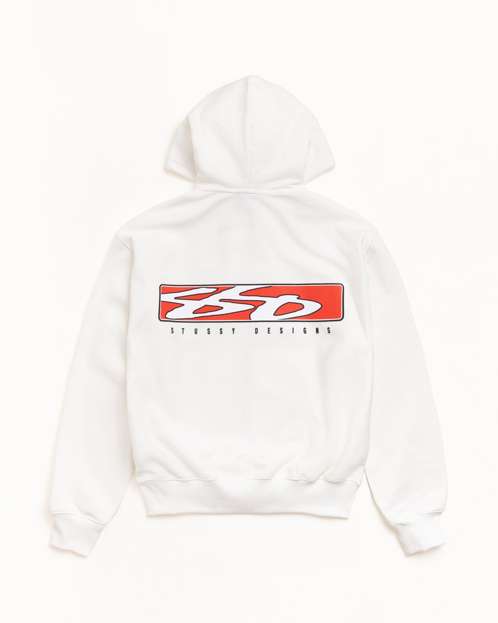 S Box Zip Hood Mens Long Sleeve In Off White