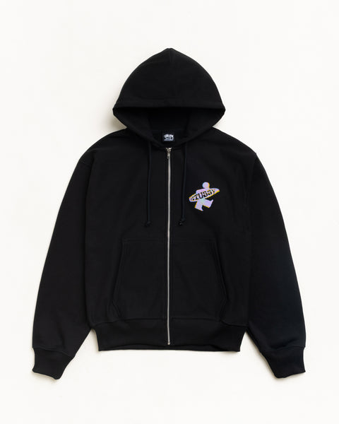 Dot Surf Puff Print Zip Hoodie – Black | Sweats | Stüssy Korea