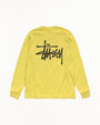 BASIC STÜSSY LS TEE PIGMENT DYED