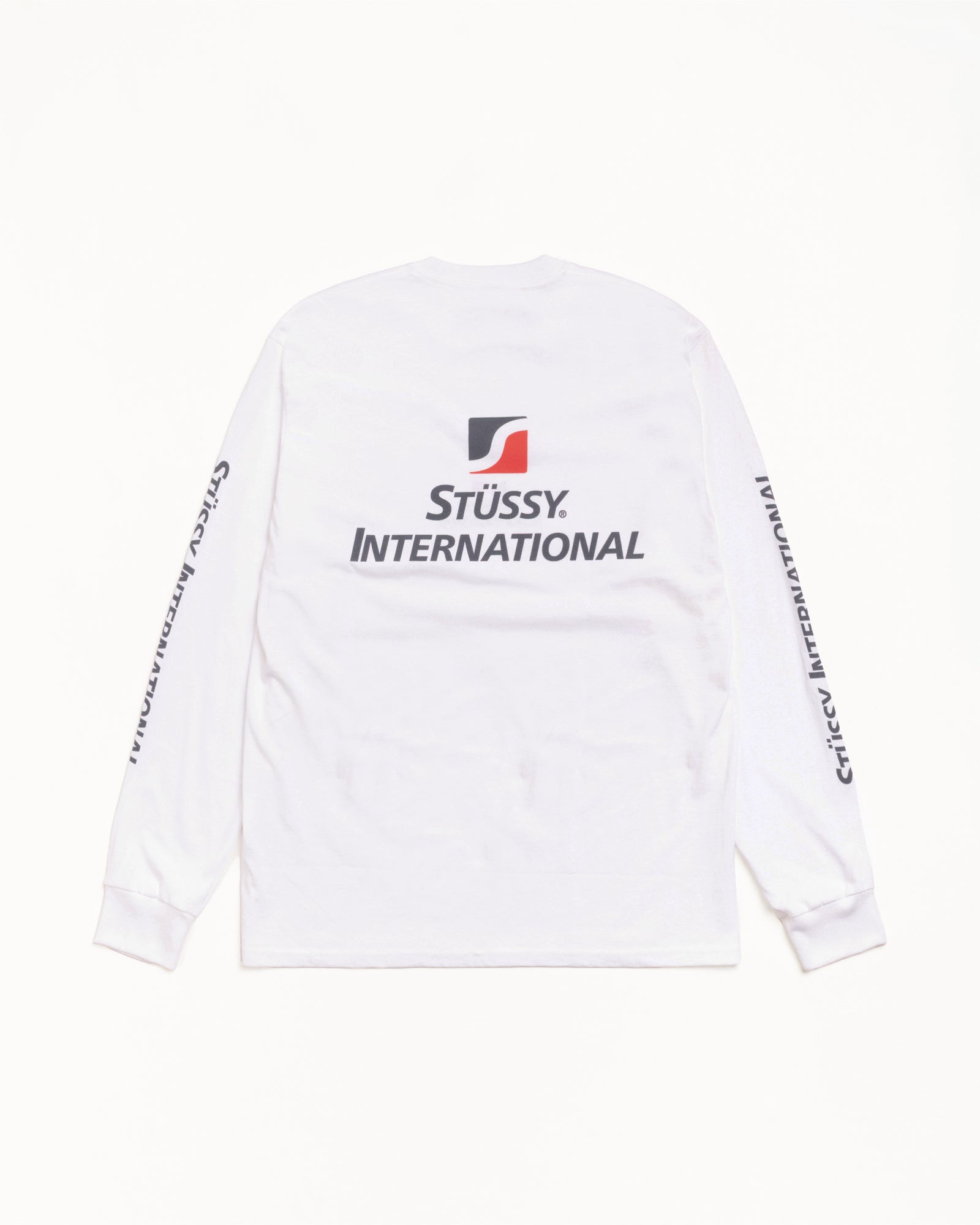 Stussy International Ls Tee Mens Long Sleeve In White