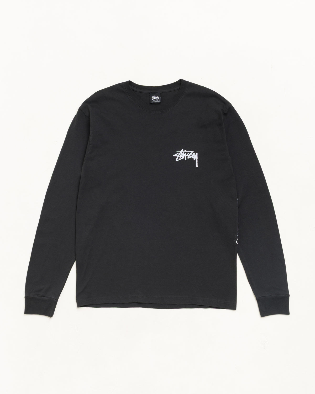 Dragon Pig. Dyed Ls Tee Unisex Long Sleeve In Faded Black