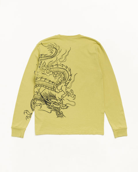 Dragon Pig. Dyed Ls Tee Unisex Long Sleeve In Palm