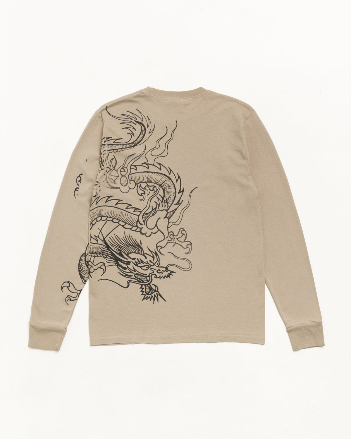 Dragon Pig. Dyed Ls Tee Unisex Long Sleeve In Rock