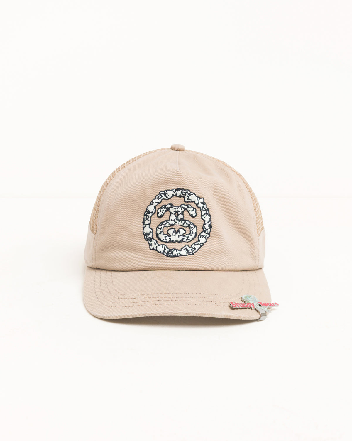 Stussy Tears Ss Logo Cap Accessories In Khaki