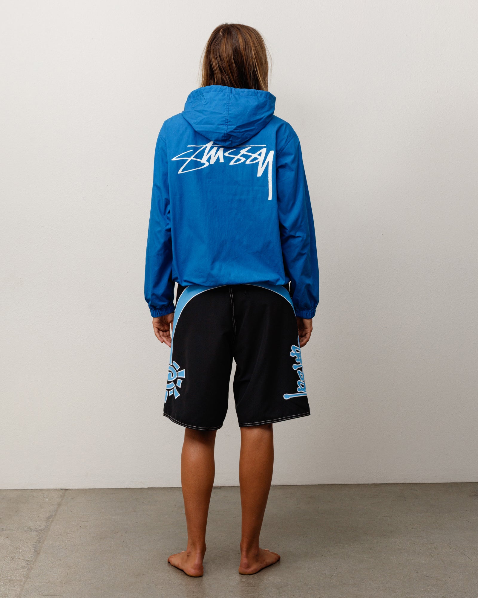 Always x Stüssy 보드 쇼트 블랙