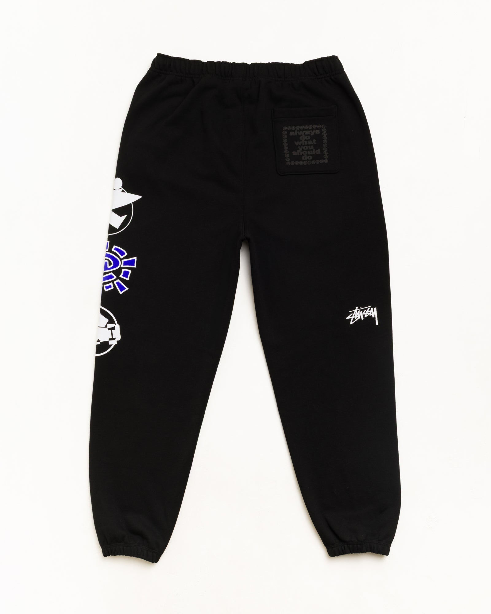 Stüssy & Always Stack 스웻팬츠 블랙