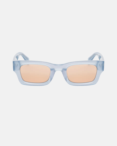 Stüssy Vincent Sunglasses Slate Blue / Orange Lens Eyewear