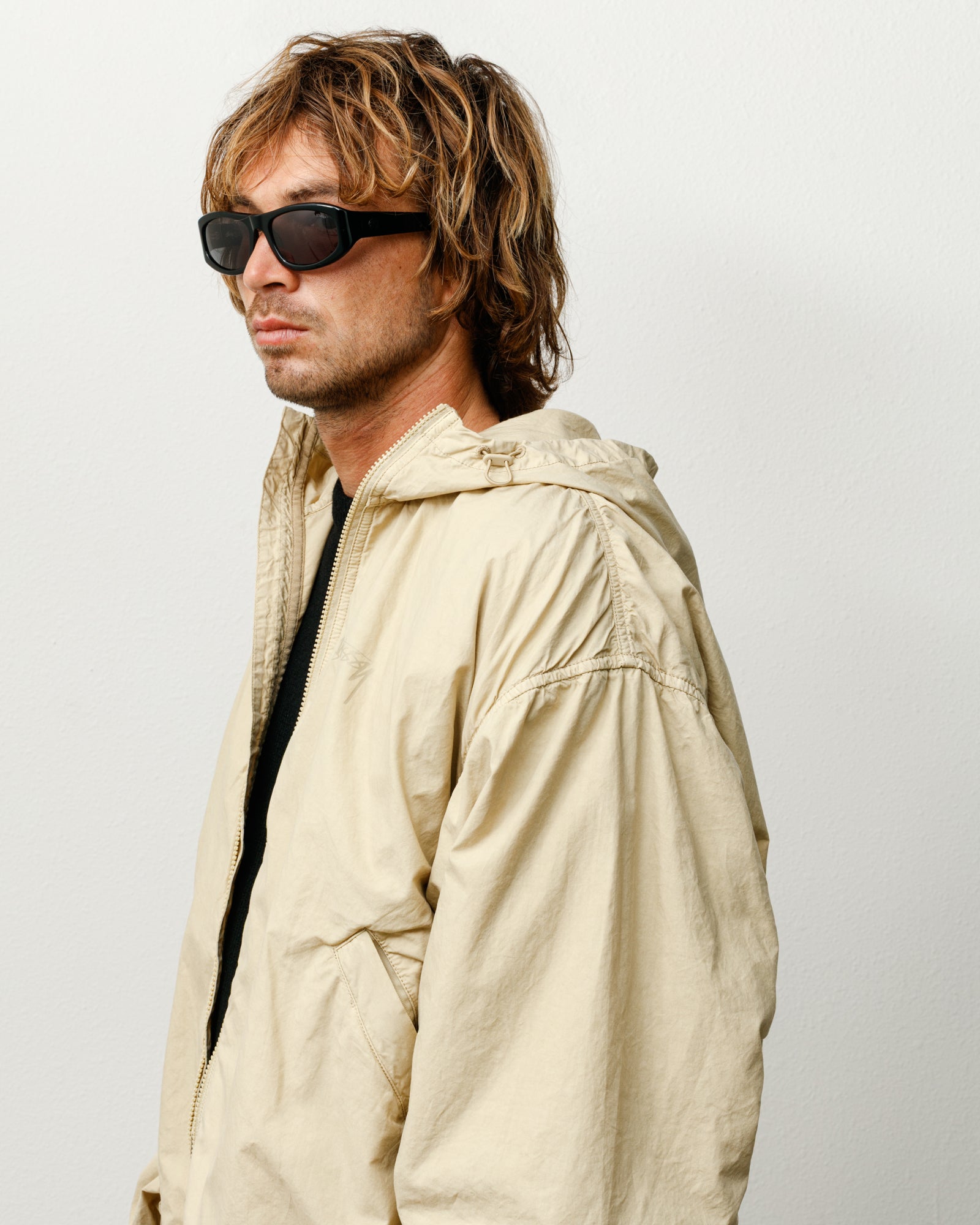 Landon Sunglasses Accessories In Black/black Lens