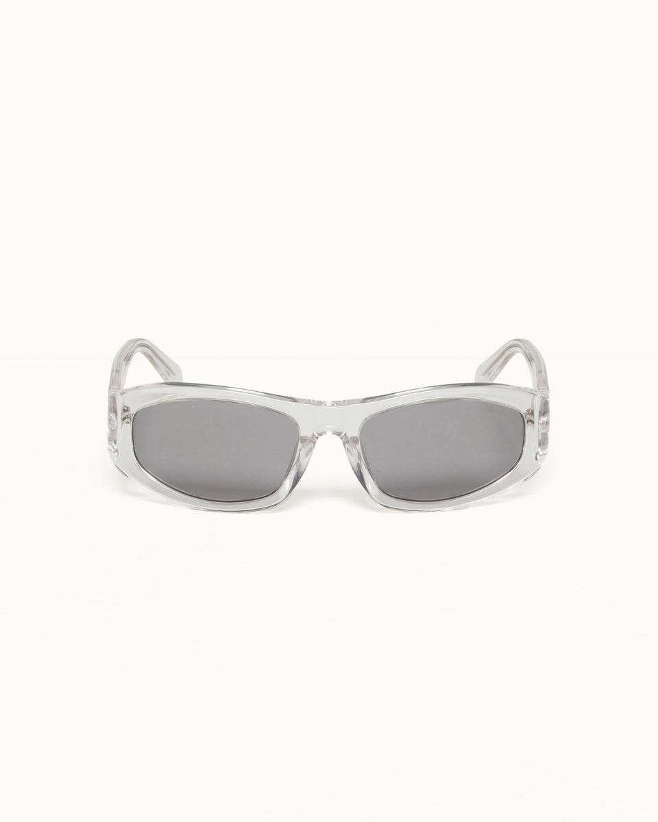 Landon Sunglasses Accessories In Crystal / Grey Lens