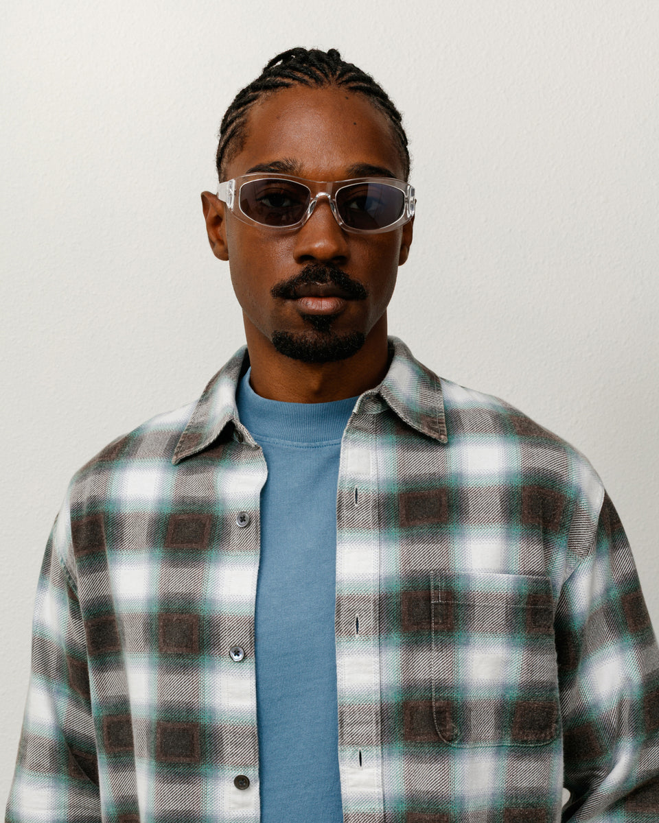 Landon Sunglasses Accessories In Crystal / Grey Lens
