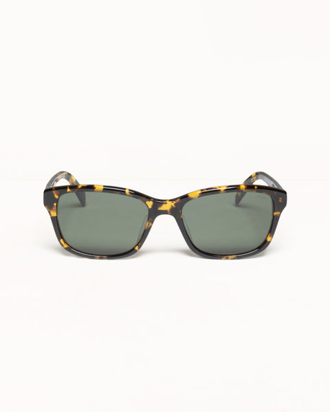 Alan Sunglasses Accessories In Olive Tortoise / Green Lens