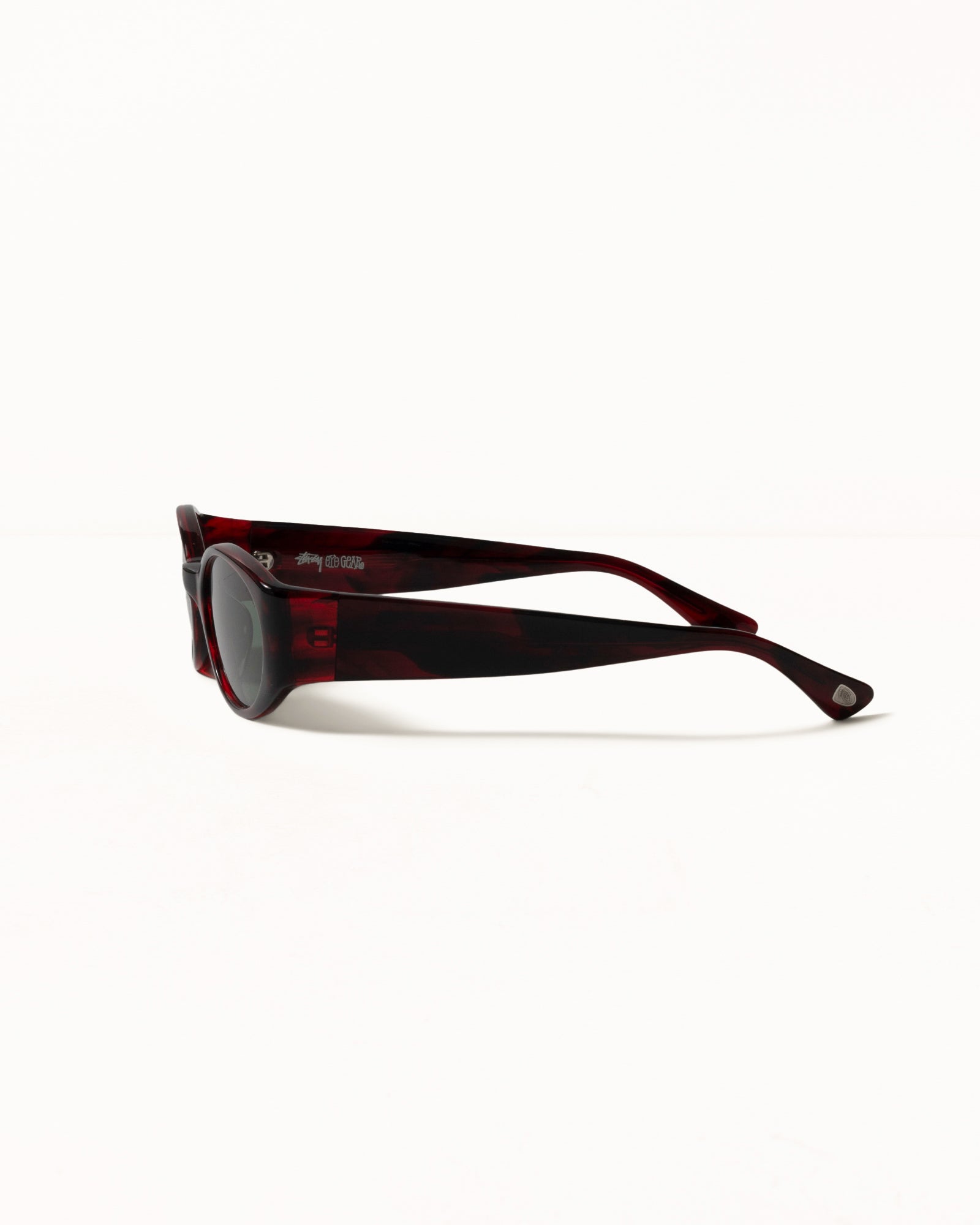 Luna Sunglasses Accessories In Dark Red / Green Lens
