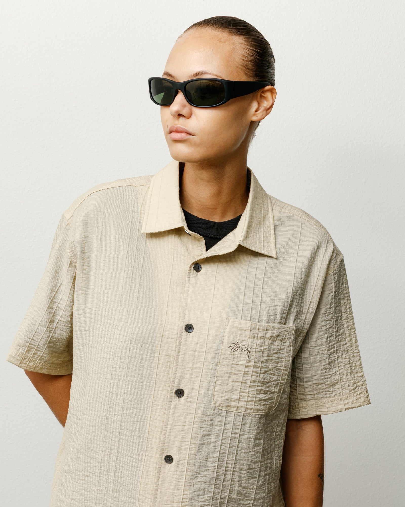 Mikey Sunglasses Accessories In Rubr Blk/dk Grn Lens