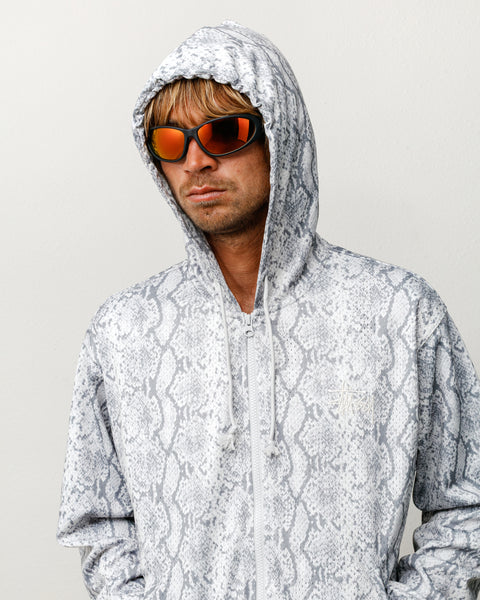 Adrian Sunglasses Unisex In Frost Black/orange Mirror Lens