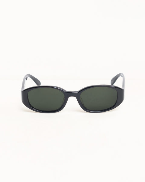 Roman Sunglasses Unisex In Black/black Lens
