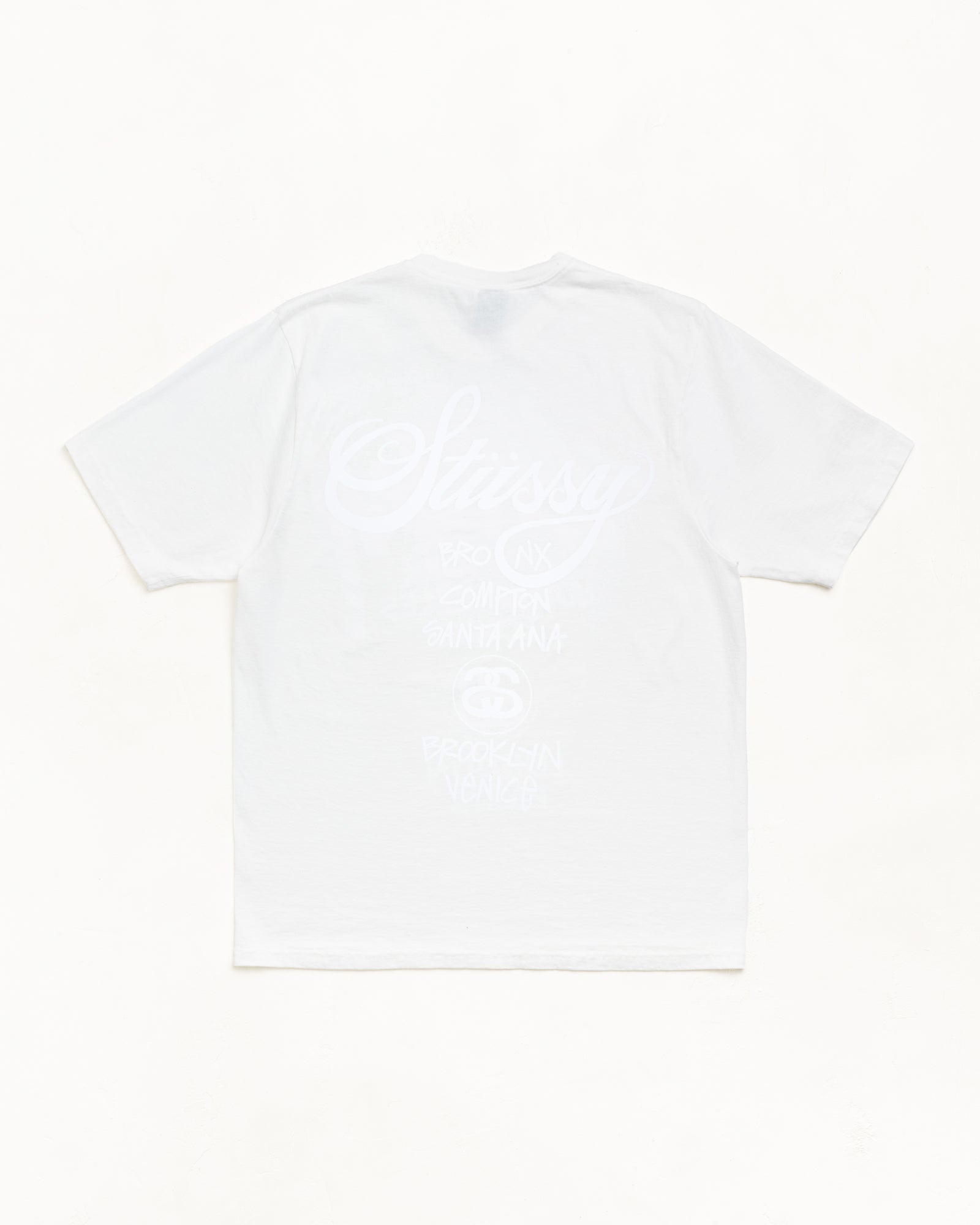 World Tour Tee – 내추럴 | 티셔츠 | Stüssy Korea