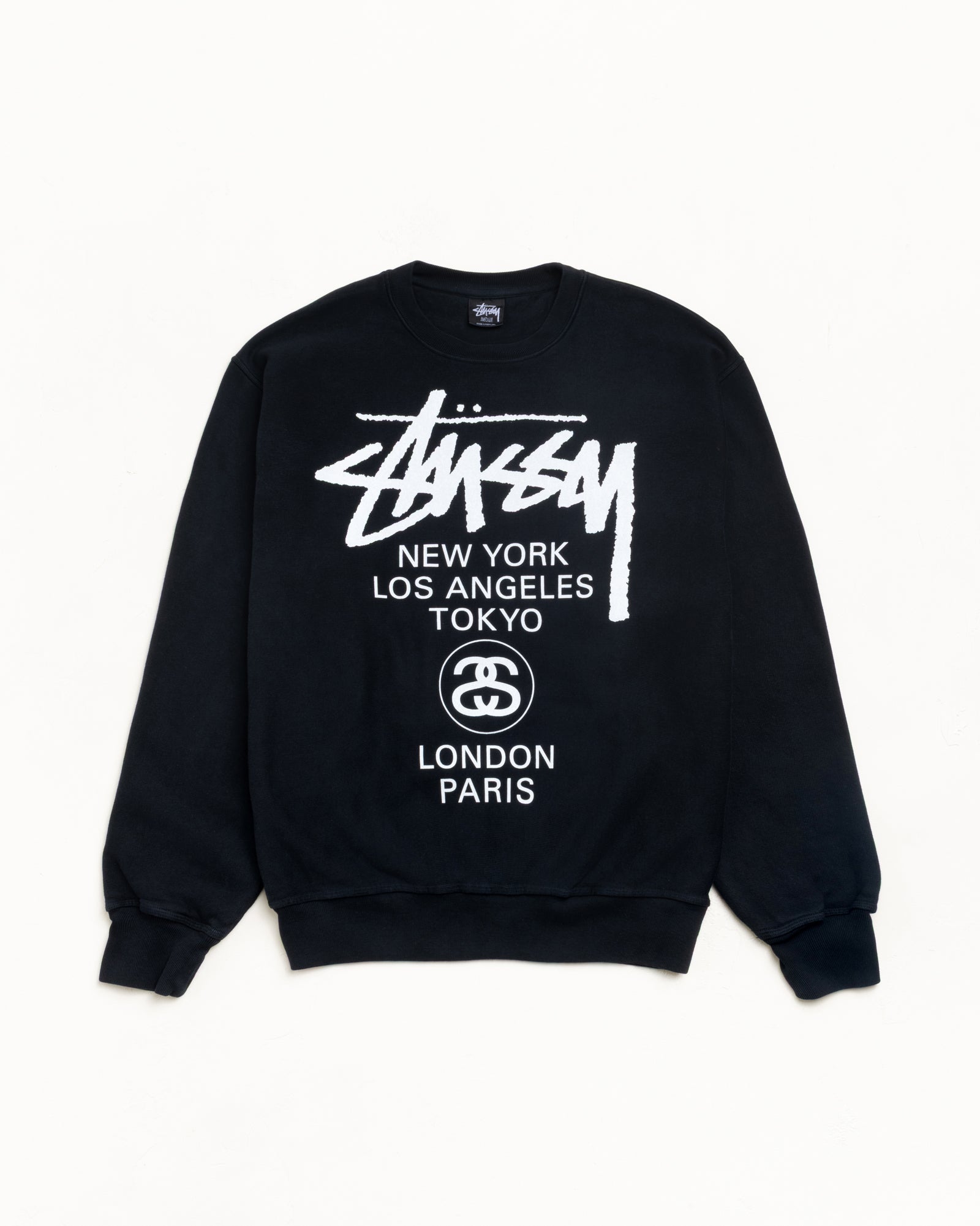 World Tour Crew Mens Long Sleeve In Black