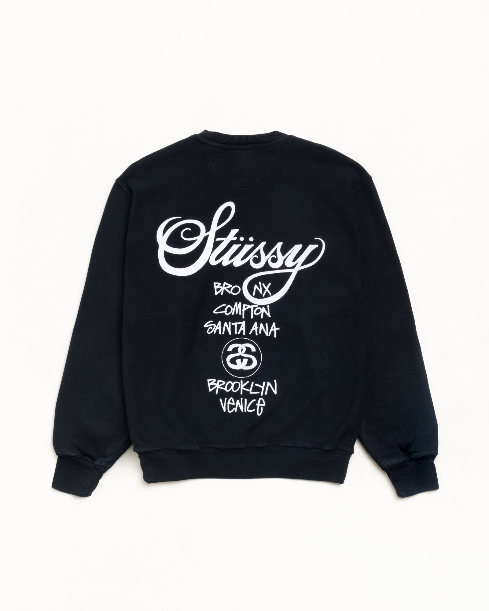 World Tour Crew Mens Long Sleeve In Black