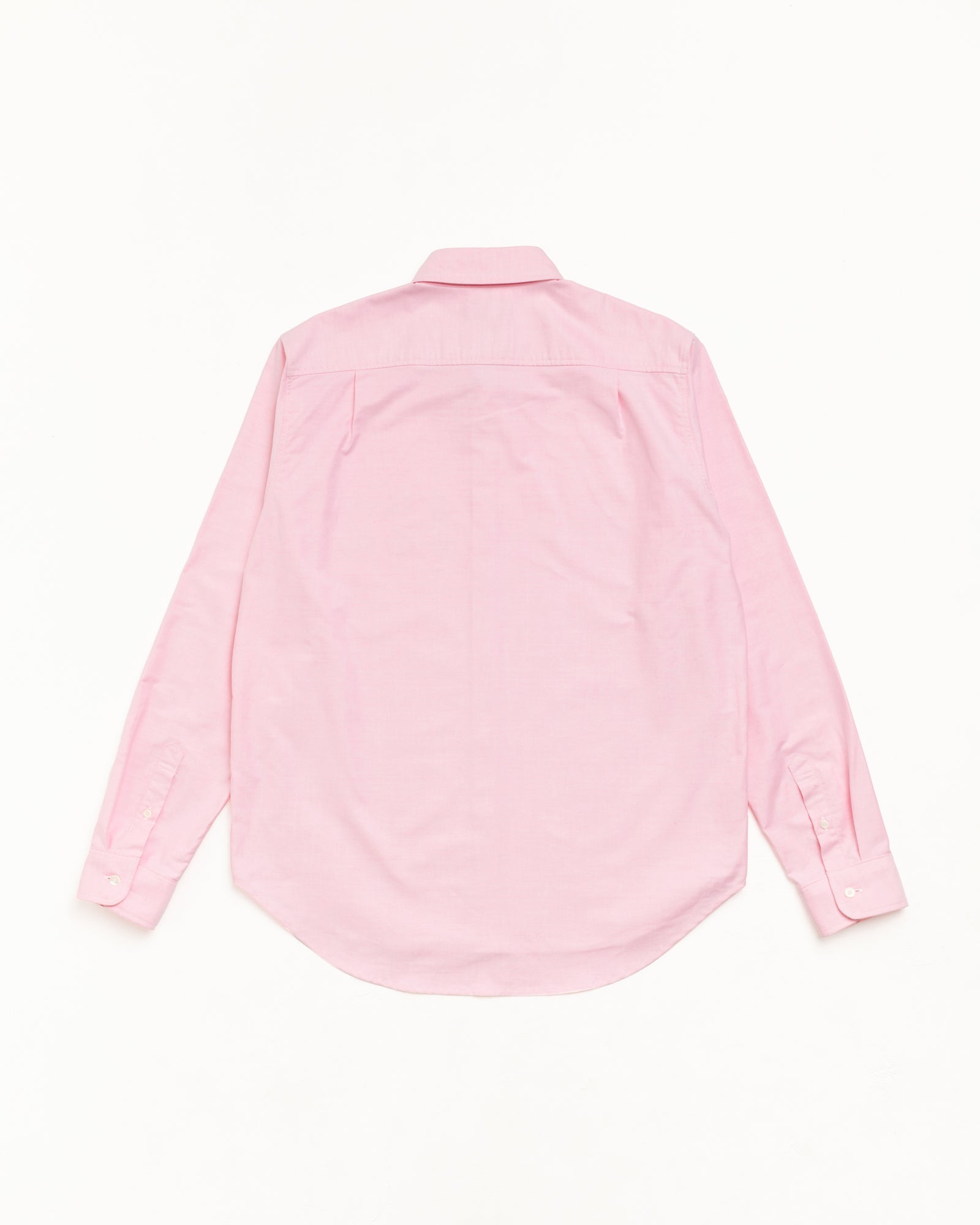Button Down Shirt Unisex Long Sleeve In Pink