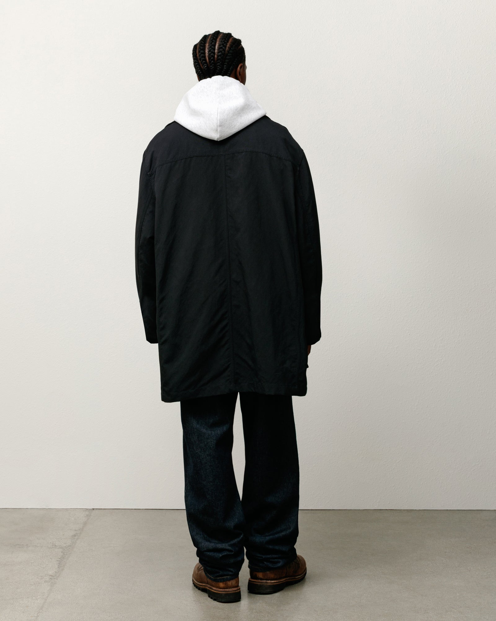 OL Work Shop Fireman Jacket – Black Nylon Cordura | Outerwear 