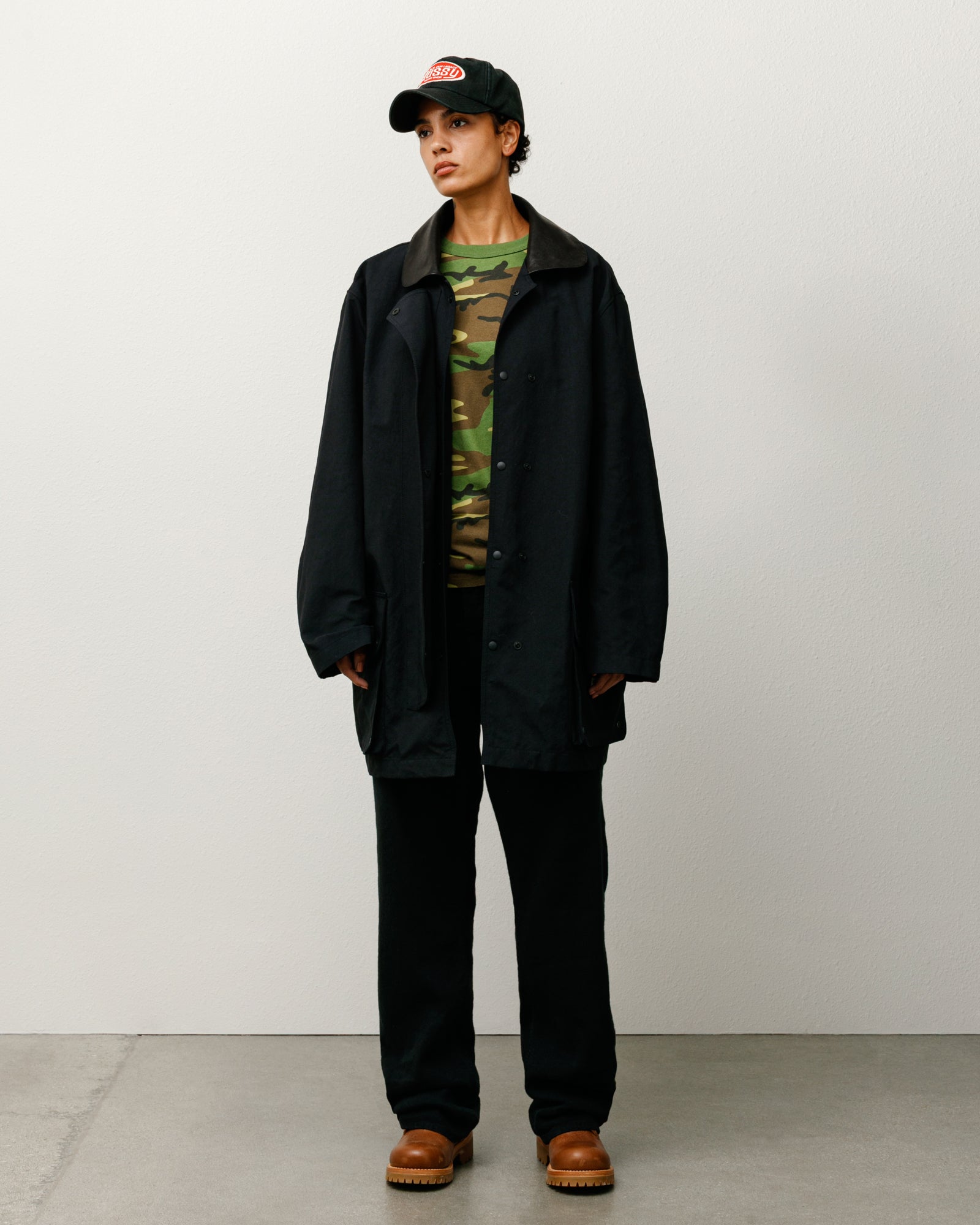 OL Work Shop Fireman Jacket – Black Nylon Cordura | Outerwear 