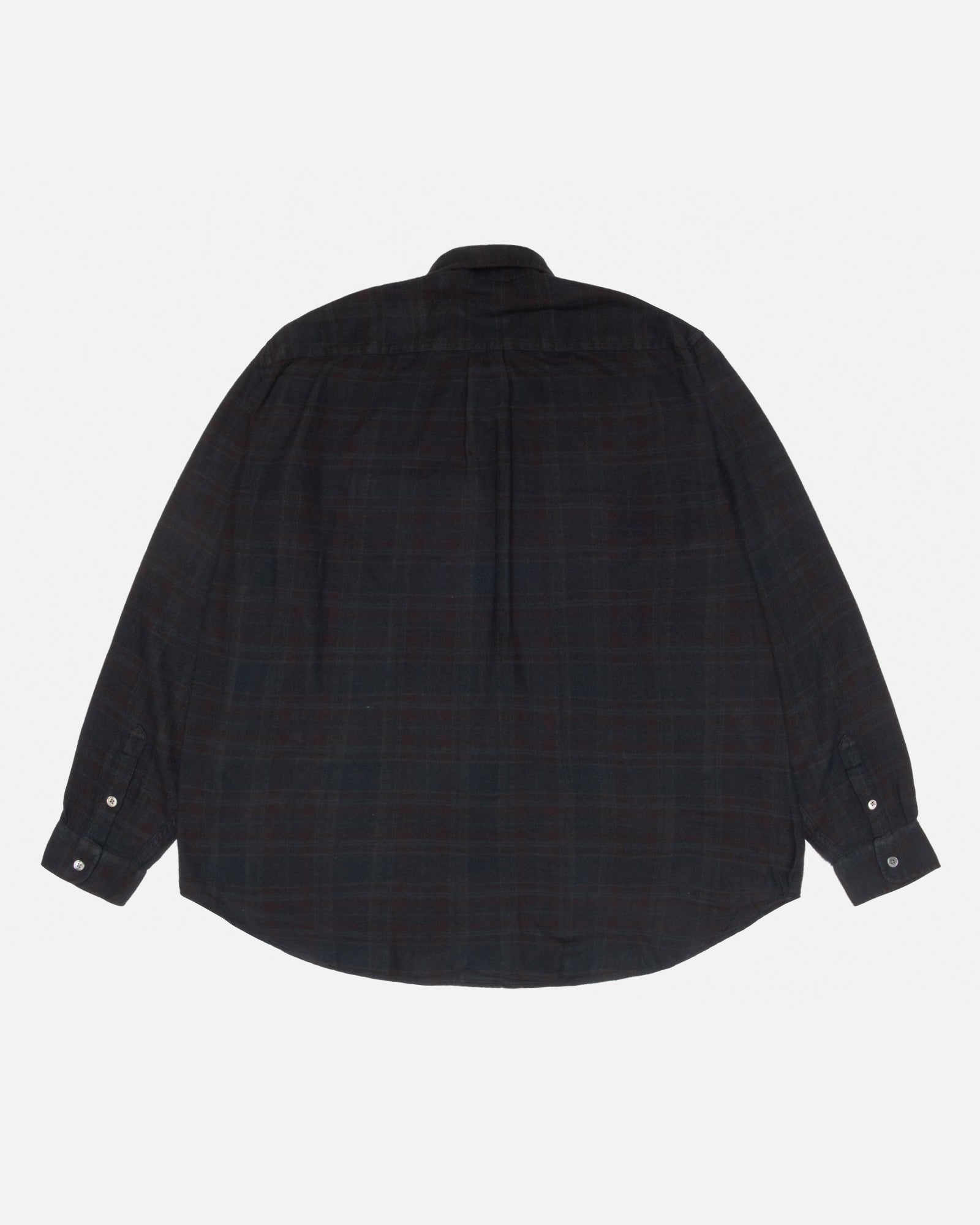 Stüssy Our Legacy Work Shop Check Shirt Overdyed Navy Check