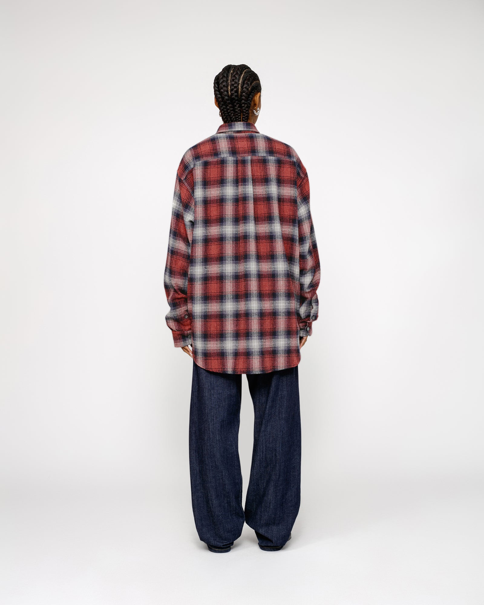 Stüssy Our Legacy Work Shop Check Shirt Red Arborist Check