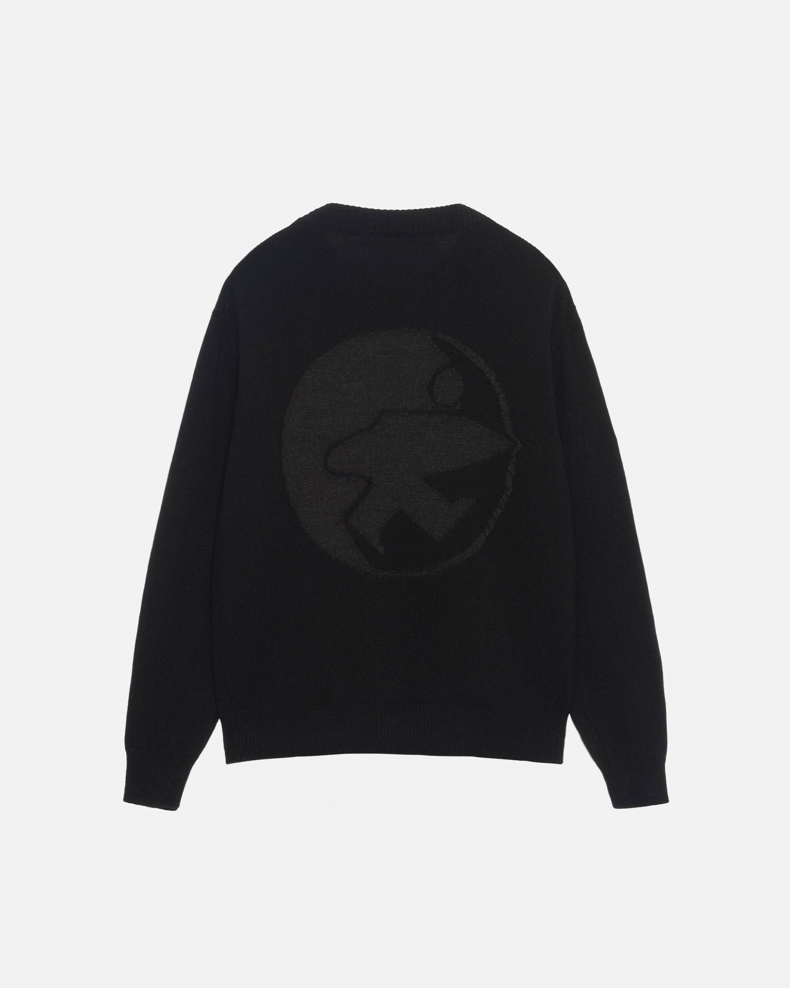 Stüssy Our Legacy Work Shop Knitted Roundneck Sweater Black Surfman Knits | hero:hover:collection:new-arrivals,knits,all