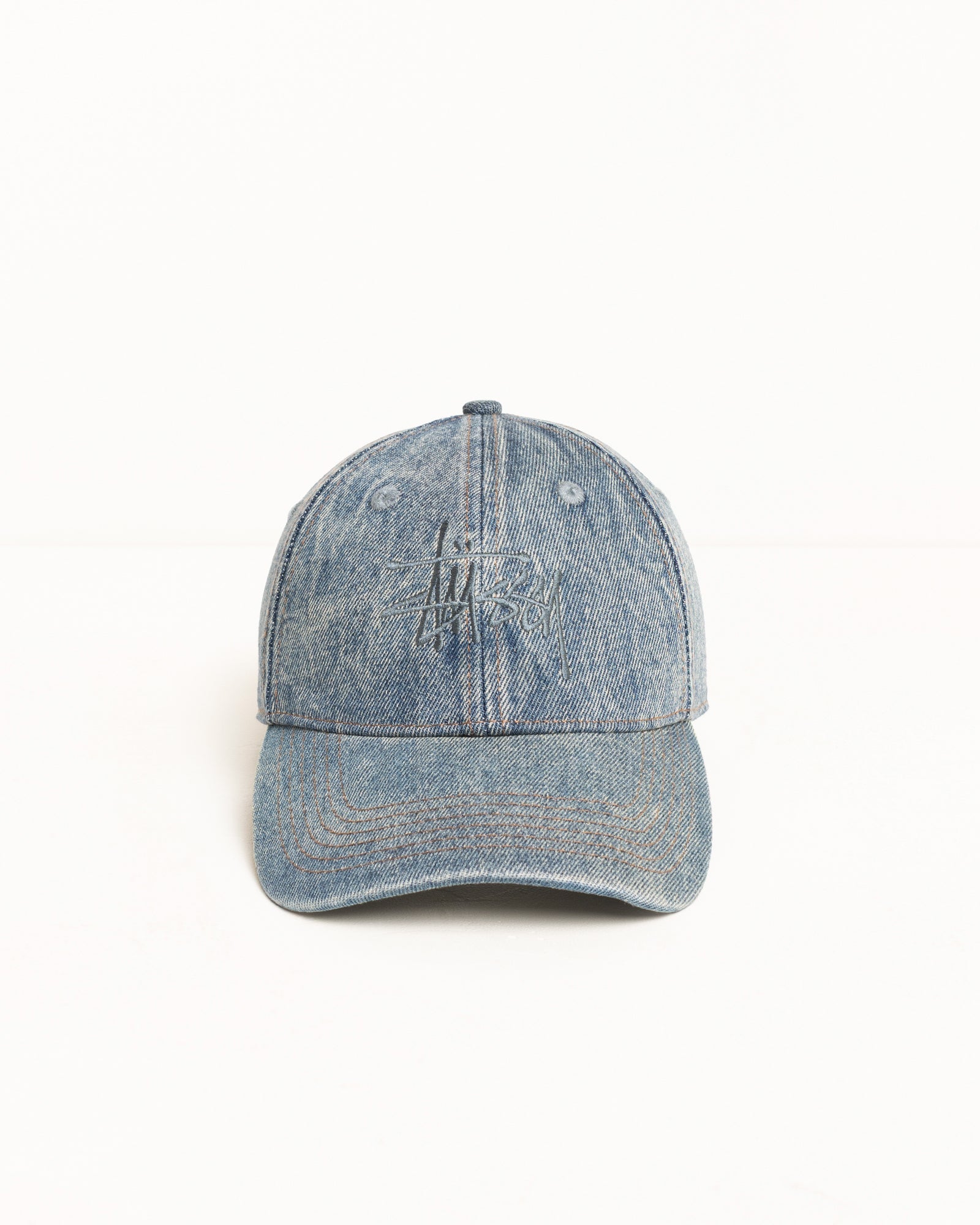 Lp Denim Strapback Cap Accessories In Indigo Stone Wash | hero:main:collection:new-arrivals,shirts,tops-shirts,all,tees,outerwear,denim,knits,accessories,sunglasses,hoodies,sweats,mens-hoodies-sweatshirts,shorts,pants,bottoms