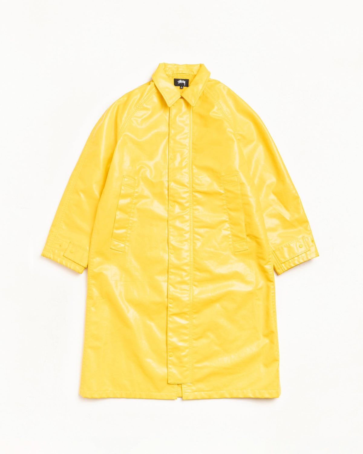 Coated Field Coat Mens Long Sleeve In Yellow