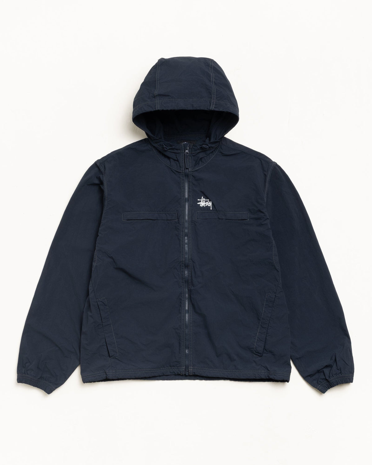 Lightweight Hooded Jacket Mens Long Sleeve In Navy | hero:main:collection:new-arrivals-b,new-arrivals-pre-su26,shirts,tops-shirts,all,tees,outerwear,denim,knits,accessories,sunglasses,hoodies,sweats,mens-hoodies-sweatshirts,shorts,pants,bottoms