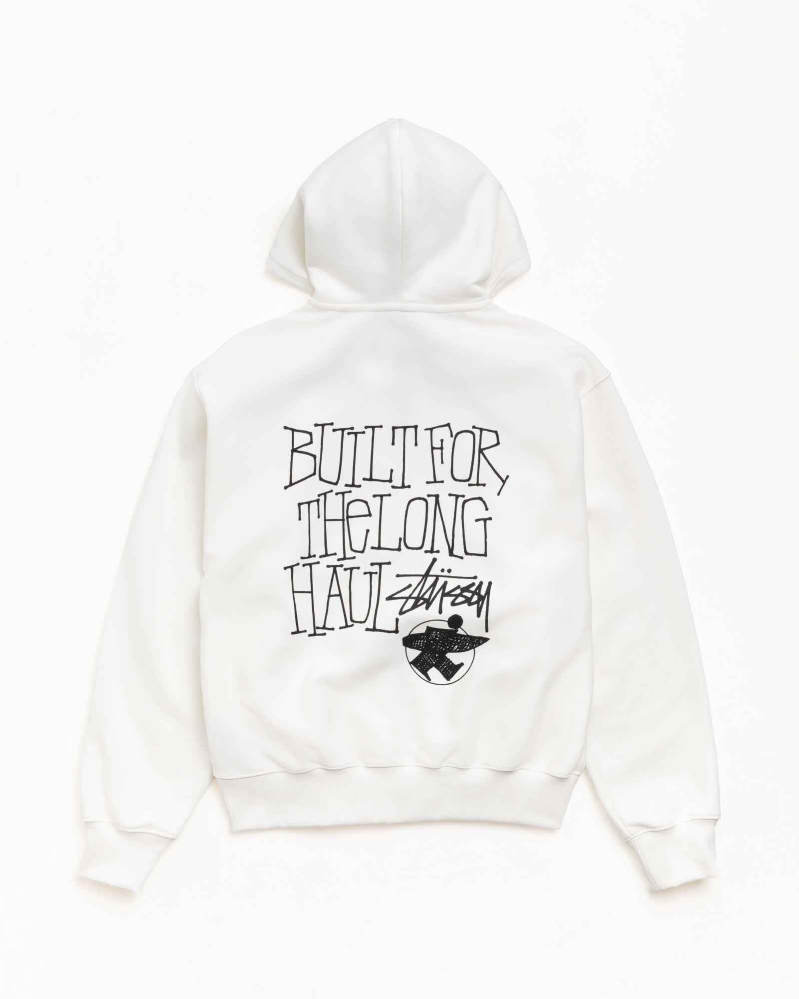 Long Haul Zip Hood Mens Long Sleeve In Off White